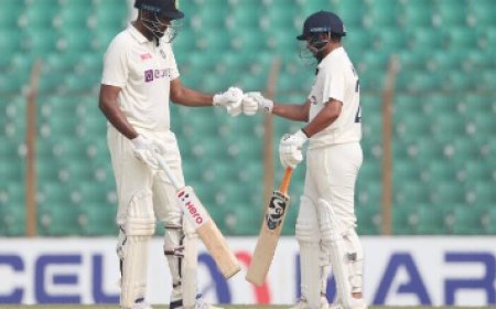 India vs Bangladesh 1st Test: अश्विन और जडेजा ने बल्ले से दिखाया दम, चेन्नई टेस्ट का पहला दिन भारत के नाम...