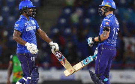 CPL 2024: A Flurry of Sixes with Faf du Plessis, Partnership Record Broken