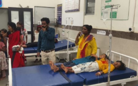 कन्या छात्रावास में भोजन के बाद बच्चों की तबीयत बिगड़ी, 20 से अधिक फूड पॉइजनिंग के शिकार, अस्पताल में भर्ती