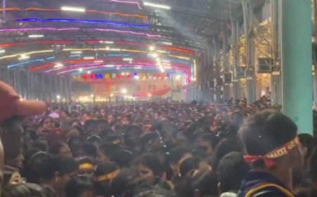 डोंगरगढ़: मां बम्लेश्वरी मंदिर में महिला श्रद्धालु की मौत, लाखों भक्तों की उमड़ी भीड़