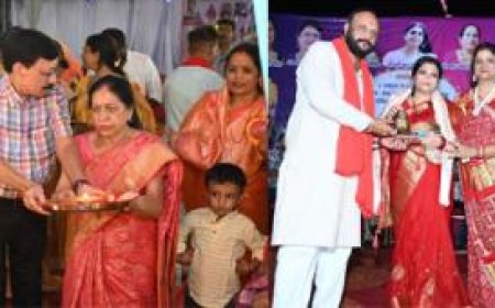 राजस्थान रास गरबा पैटर्न पर झूमी संस्कारधानी, सुप्रिया और विदिता को मिला बेस्ट गरबा का सम्मान