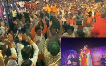 माता रानी के जगराते में मंत्री और सांसदों का धूमधाम, कविता पौंडवाल ने छाया जादू