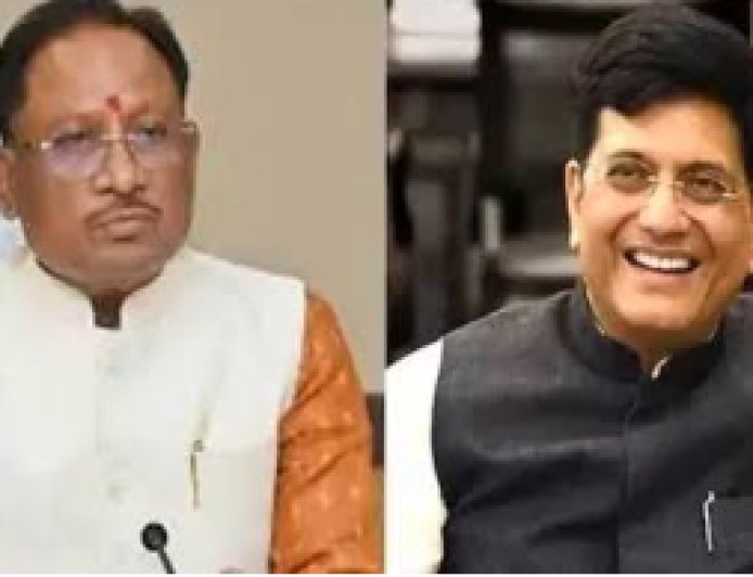 मुख्यमंत्री साय और केंद्रीय मंत्री पीयूष गोयल की बैठक: छत्तीसगढ़ के विकास के लिए औद्योगिक नीतियों पर चर्चा