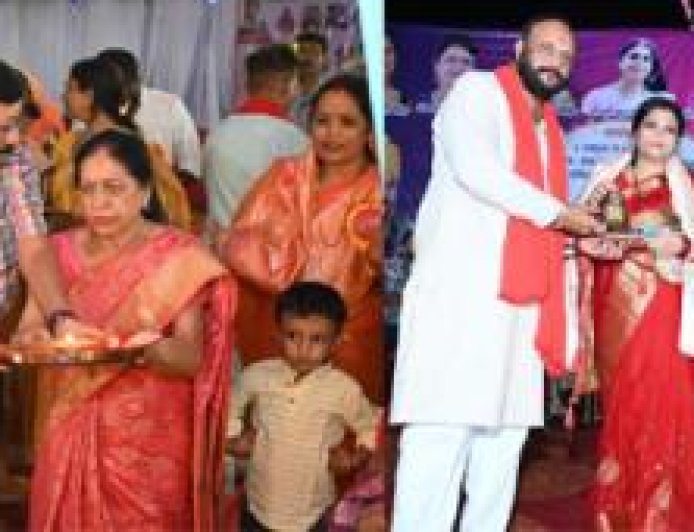 राजस्थान रास गरबा पैटर्न पर झूमी संस्कारधानी, सुप्रिया और विदिता को मिला बेस्ट गरबा का सम्मान