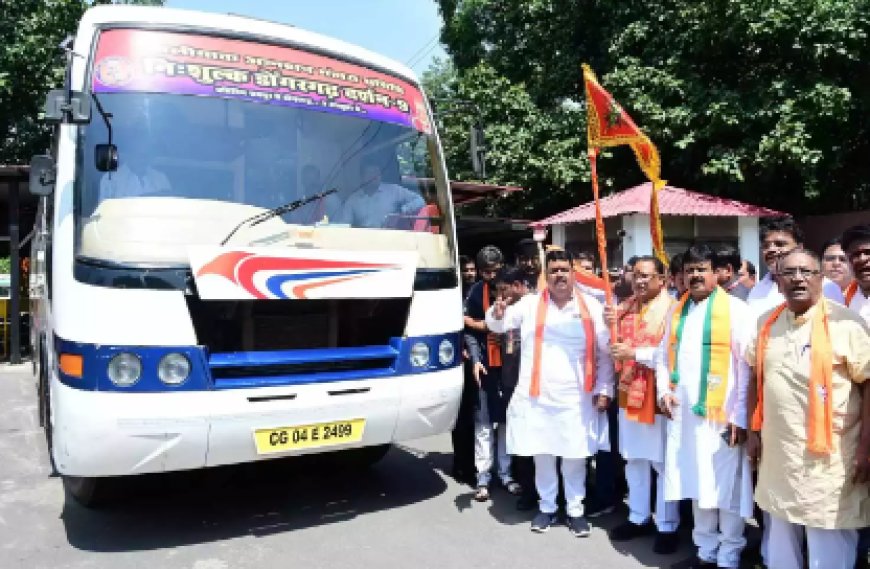 डोंगरगढ़ में मां बमलेश्वरी के दर्शन के लिए रमन सिंह ने शुरू की नि:शुल्क बस सेवा