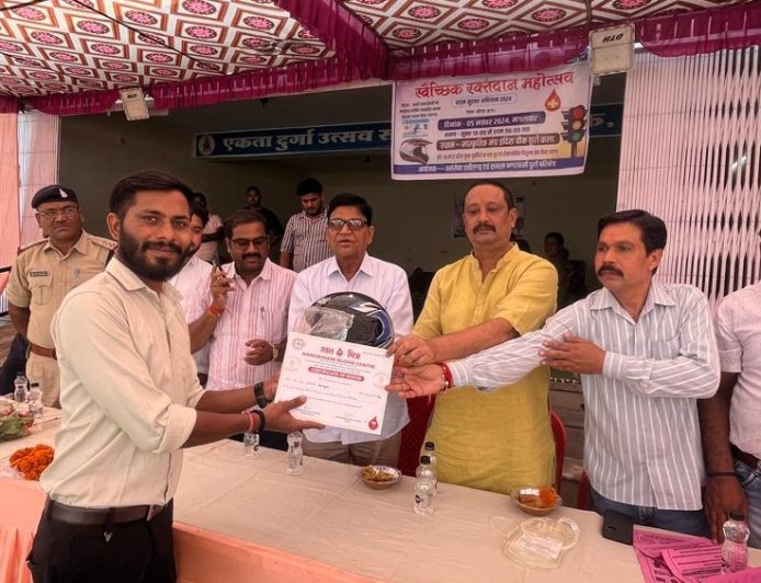 छुरी, कोरबा में रक्तदान के चैंपियन